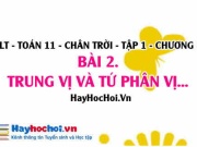 Công Thức Tính Trung Vị Và Tứ Phân Vị Của Mẫu Số Liệu Ghép Nhóm